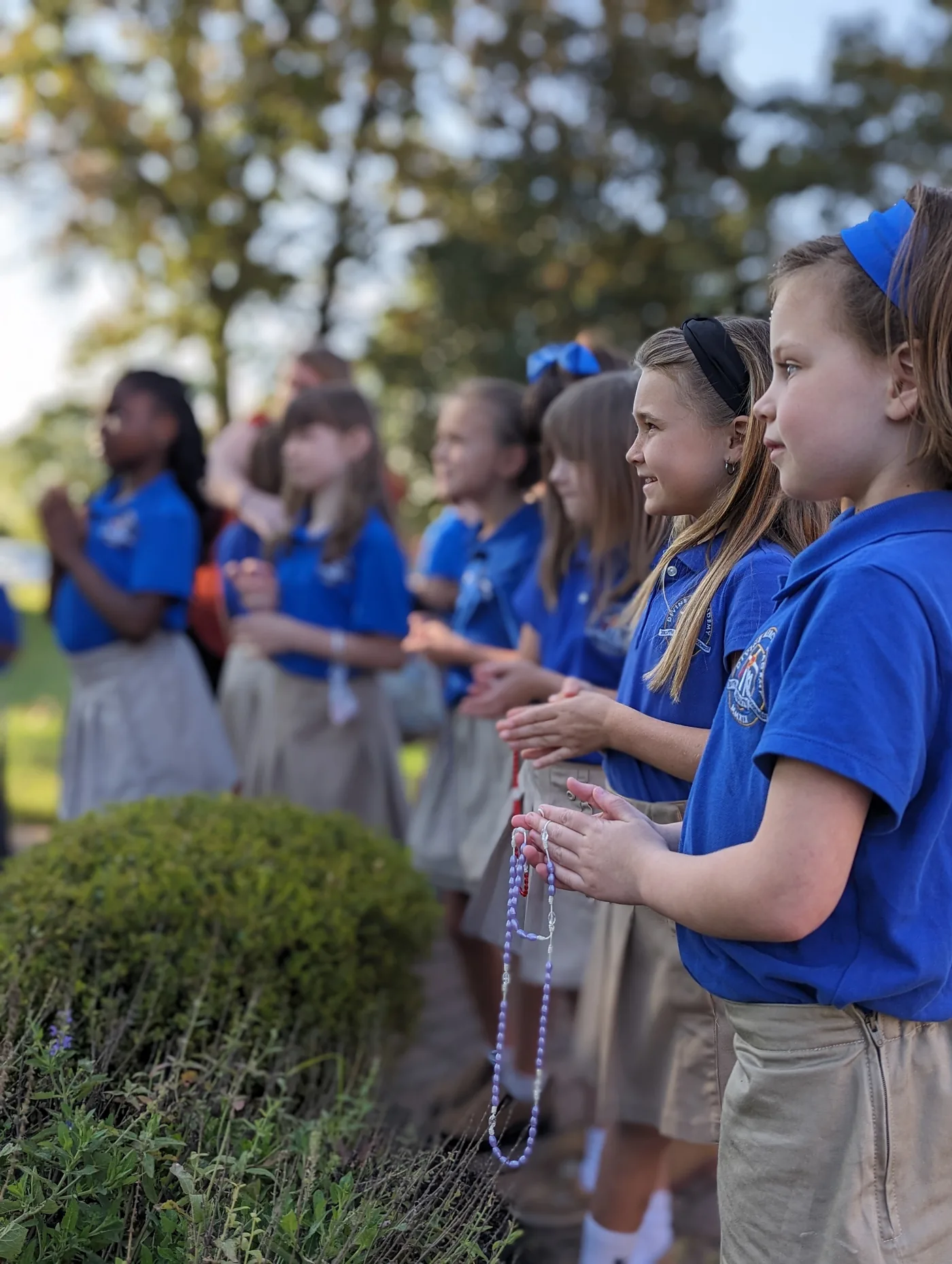 A Divine Mercy Academy student
